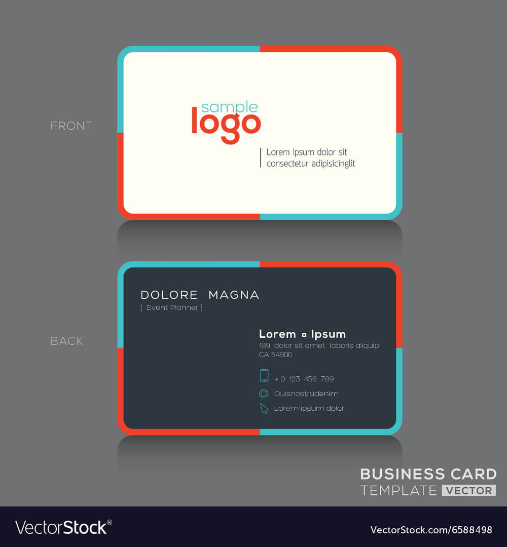 Modern Simple Business Card Design Template For Modern Business Card Design Templates