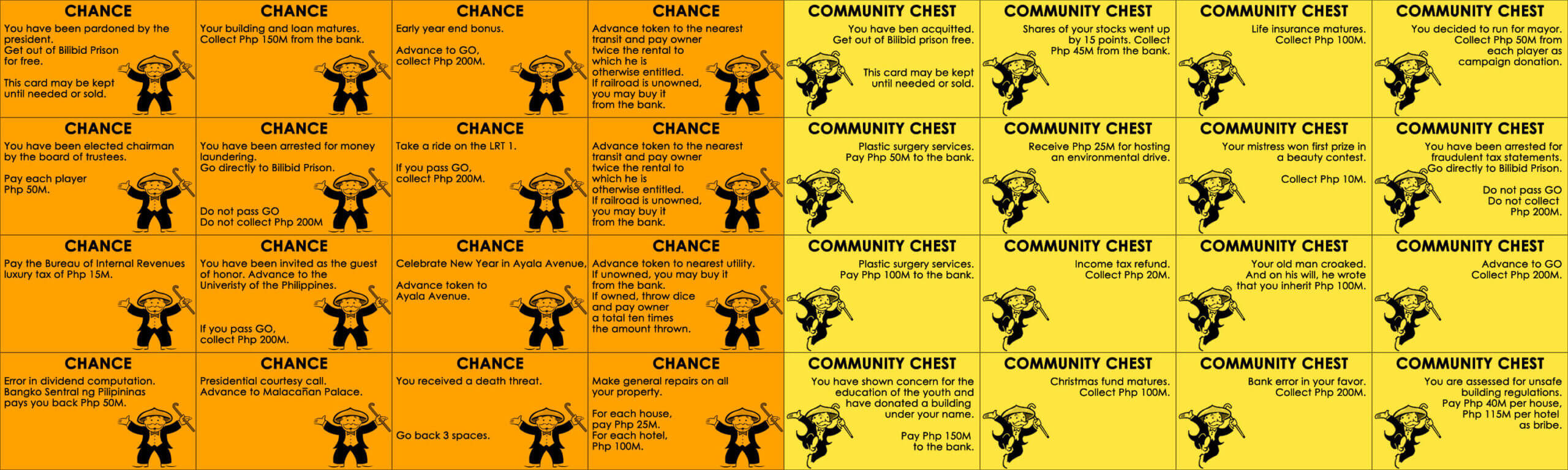 Monopoly Chance Cards Printable That Are Eloquent | Bates's With Regard To Monopoly Chance Cards Template