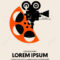 Movie And Film Festival Poster Template Design Modern Retro Vintage.. For Film Festival Brochure Template