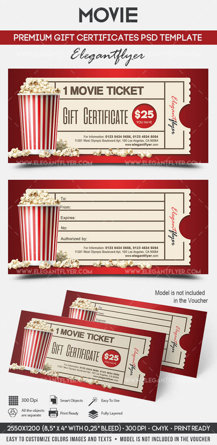 Movie Gift Certificate Template – Topa.mastersathletics.co With Regard To Movie Gift Certificate Template