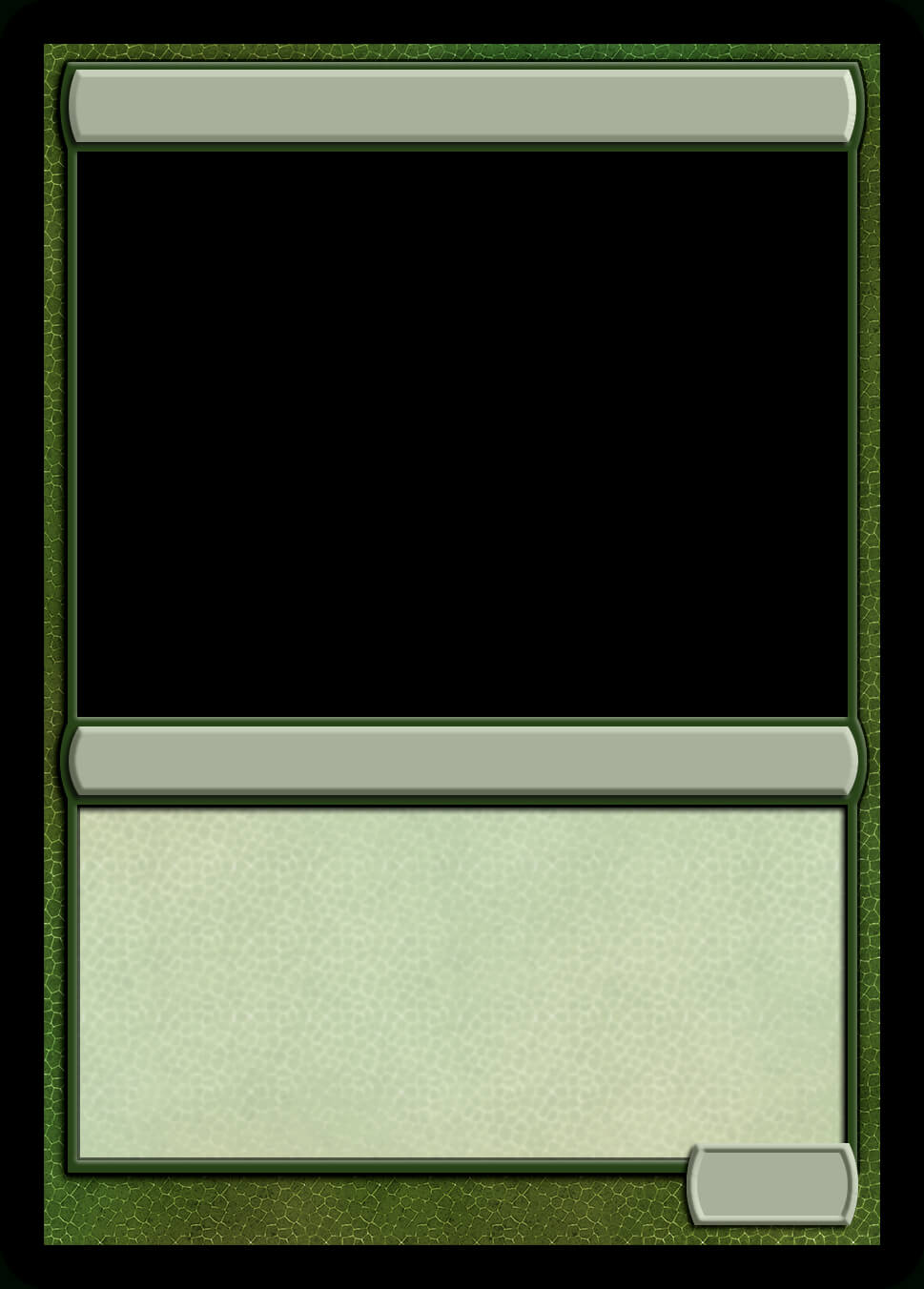 Mtg Monogreen Creature Template | Magic Cards, Magic The Intended For Magic The Gathering Card Template