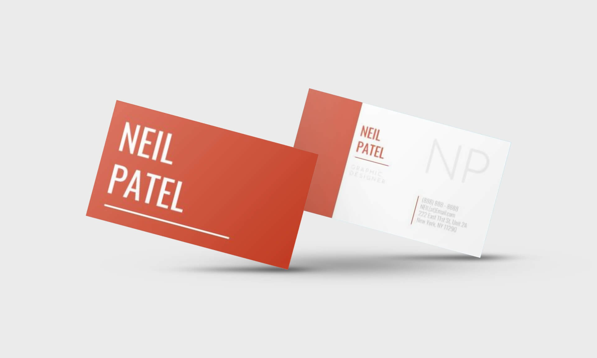 Neil Patel Google Docs Business Card Template – Stand Out Shop In Google Docs Business Card Template