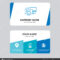 Network Business Card Design Template — Stock Vector Within Networking Card Template