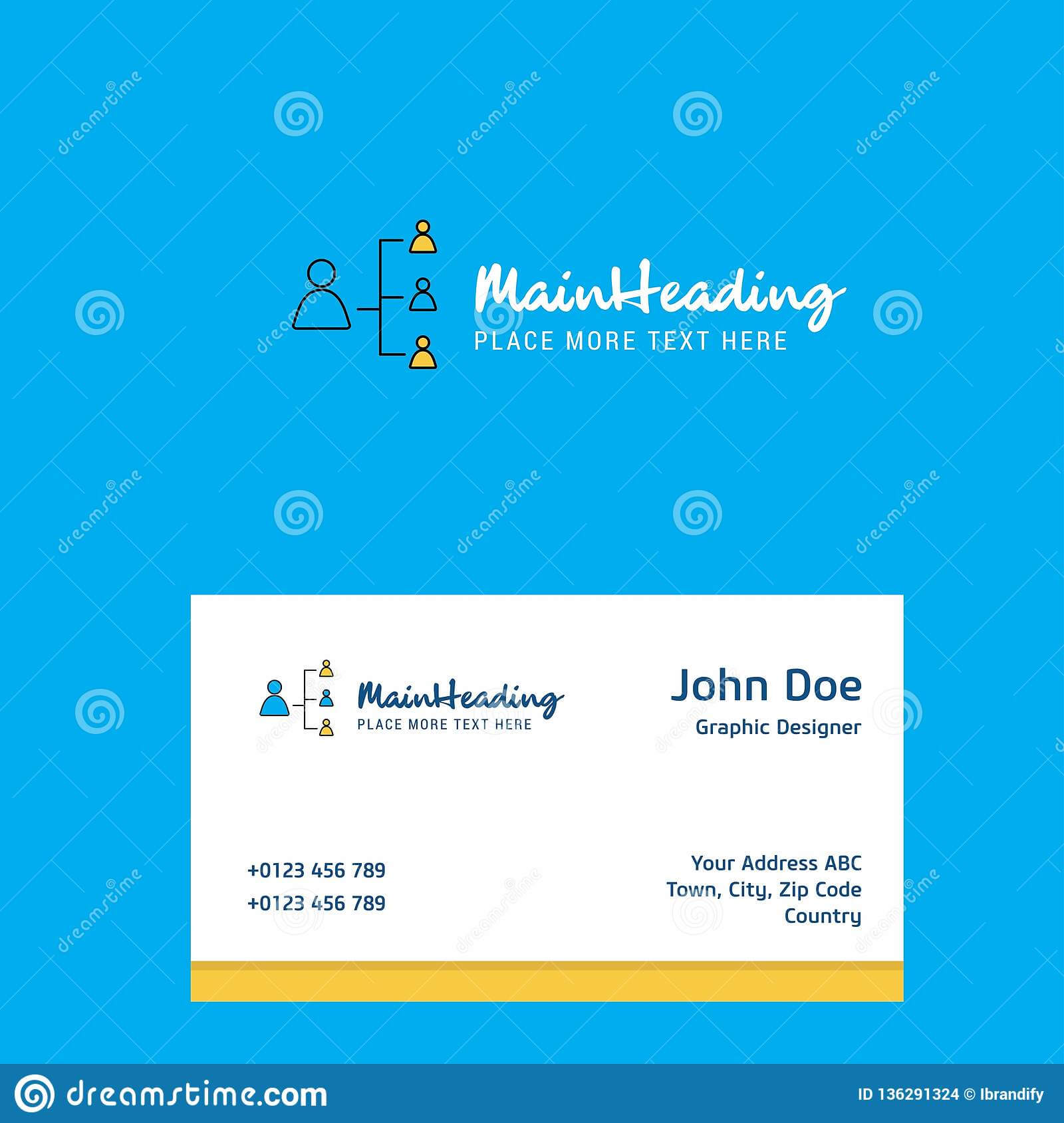 Networking Logo Design With Business Card Template. Elegant With Regard To Networking Card Template