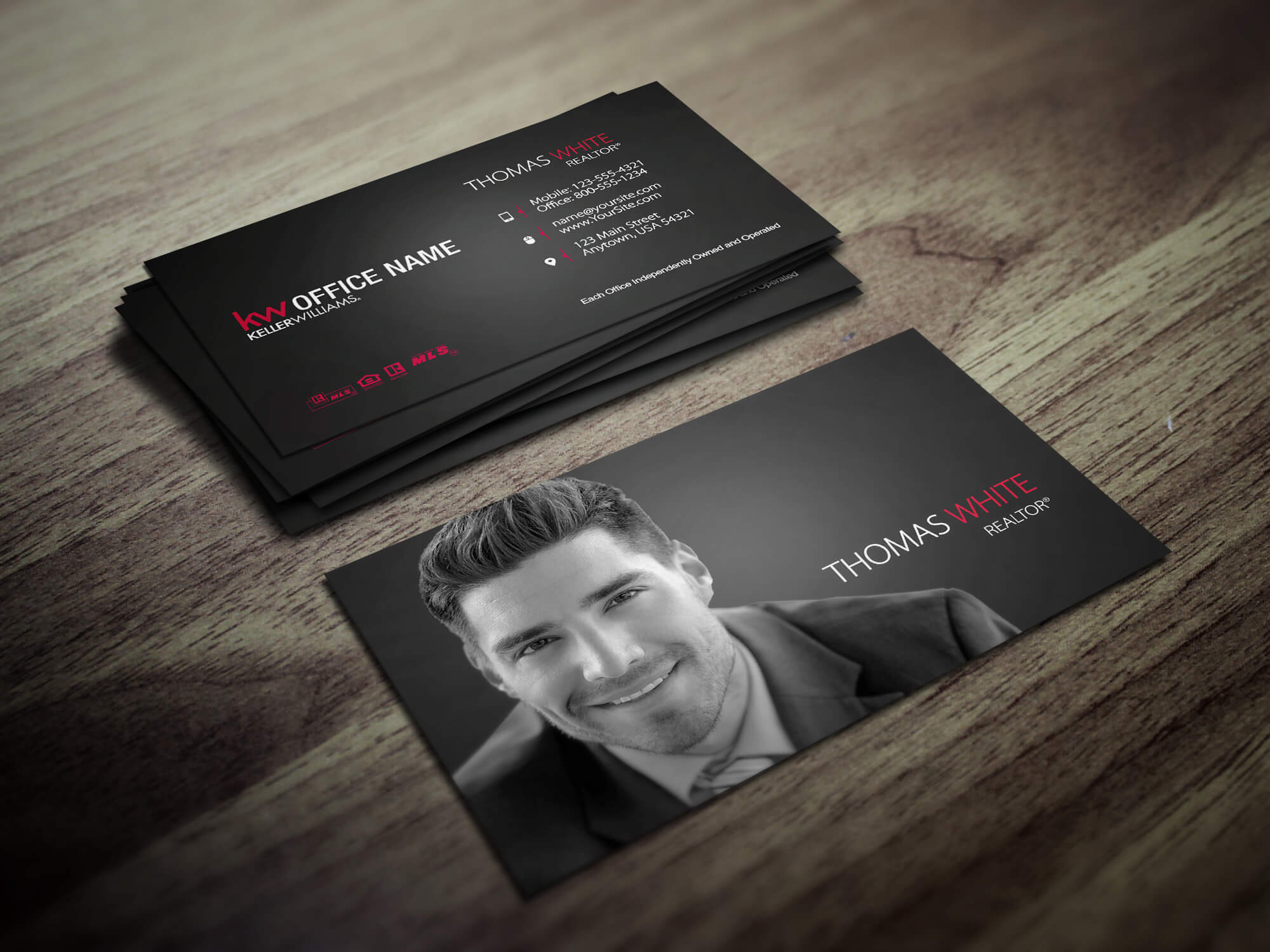 New Sleek Business Card Designs Are Here For Keller Williams With Regard To Keller Williams Business Card Templates