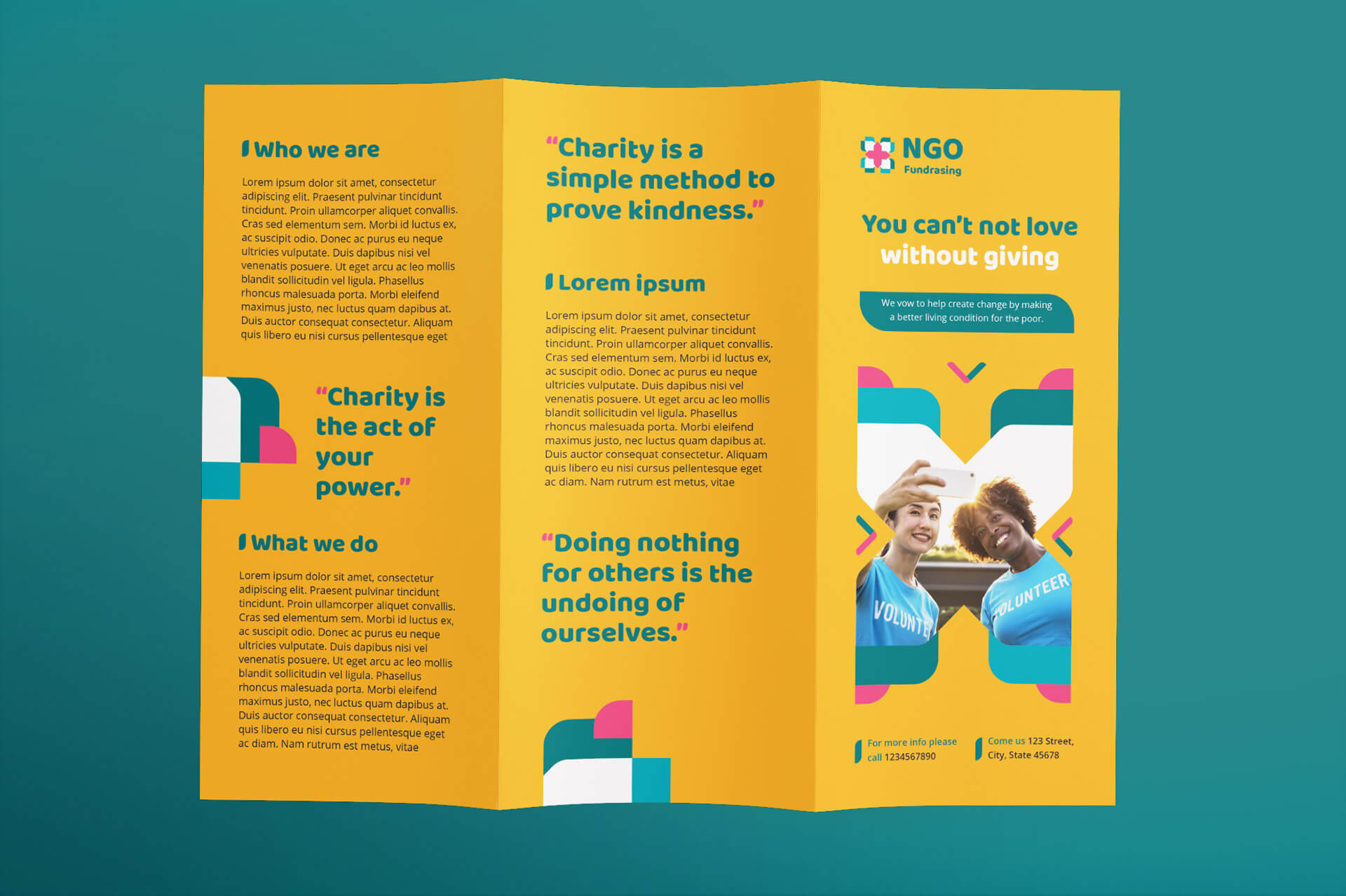 Ngo Templates Suite On Behance For Ngo Brochure Templates