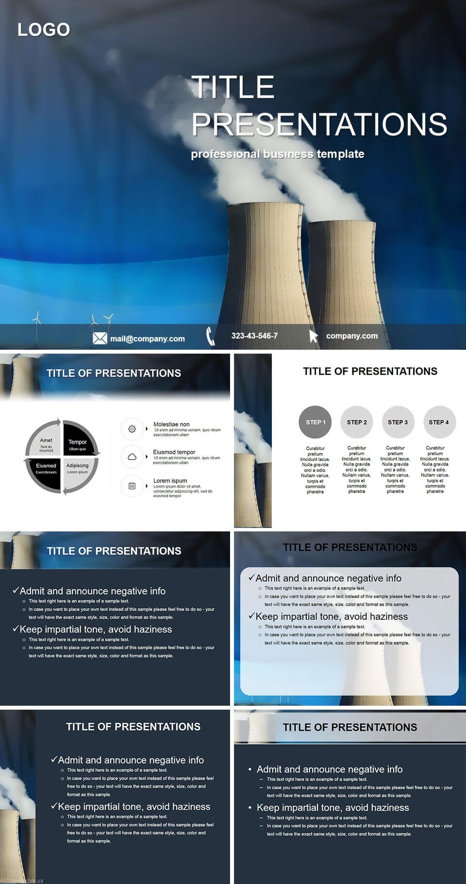 Nuclear Power Plants Powerpoint Template | Adobe Acrobat In Within Nuclear Powerpoint Template