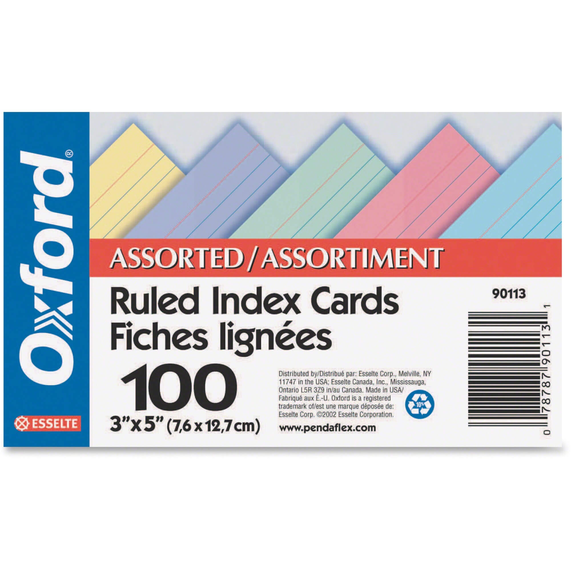 Ocean Stationery And Office Supplies :: Office Supplies With 3 By 5 Index Card Template