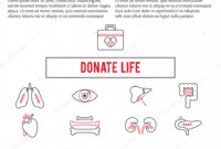 Organ Donation Template — Stock Vector © Julia_Khimich throughout Organ Donor Card Template