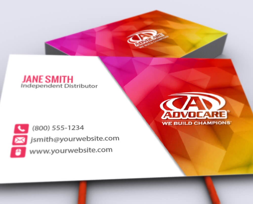 Our New Advocare Business Card Designs Are Up Now! #mlm Regarding Advocare Business Card Template