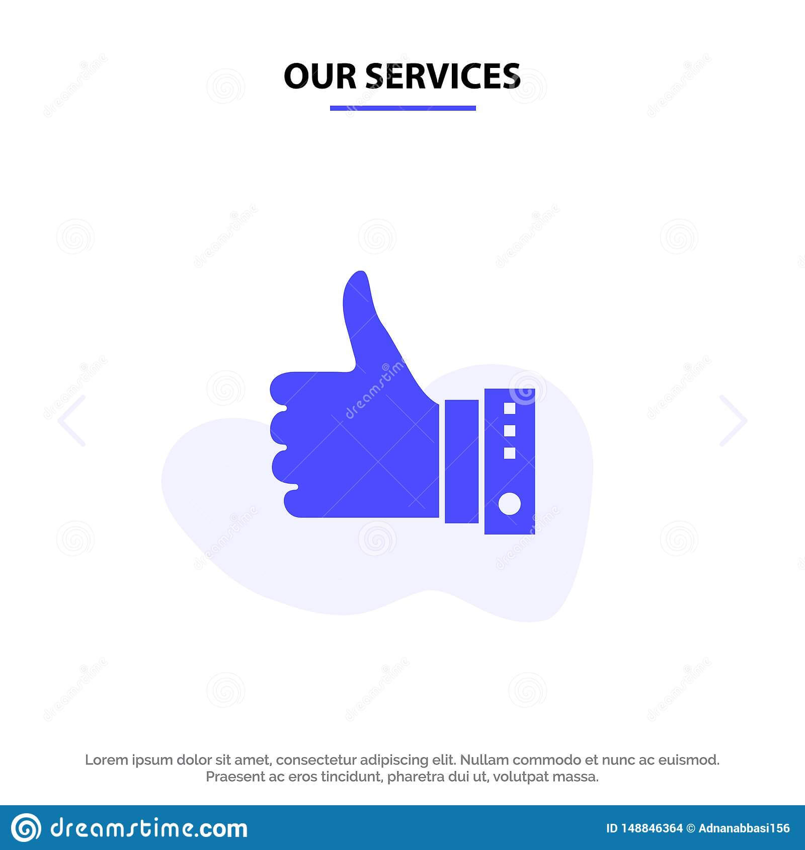 Our Services Like, Finger, Gesture, Hand, Thumbs, Up, Yes With Decision Card Template
