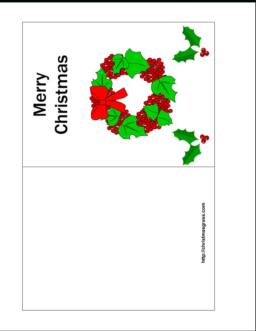 Pages Christmas Card Templates ] – Printable Gift Border Intended For Printable Holiday Card Templates