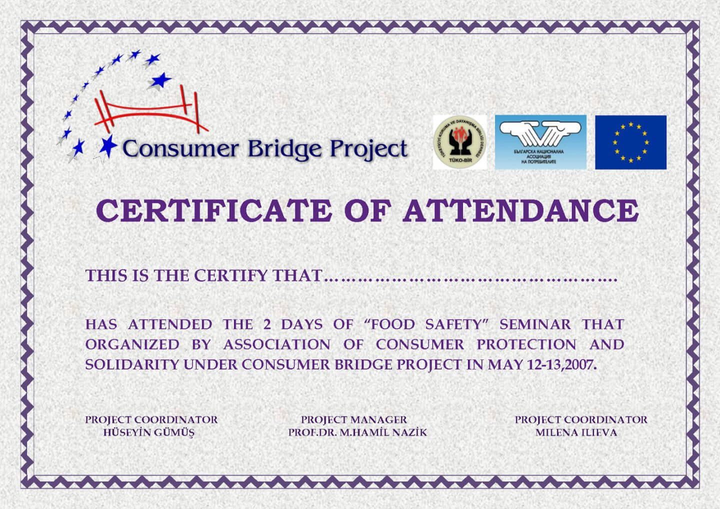 Perfect Attendance Certificate Templates Free Download Within Perfect Attendance Certificate Template