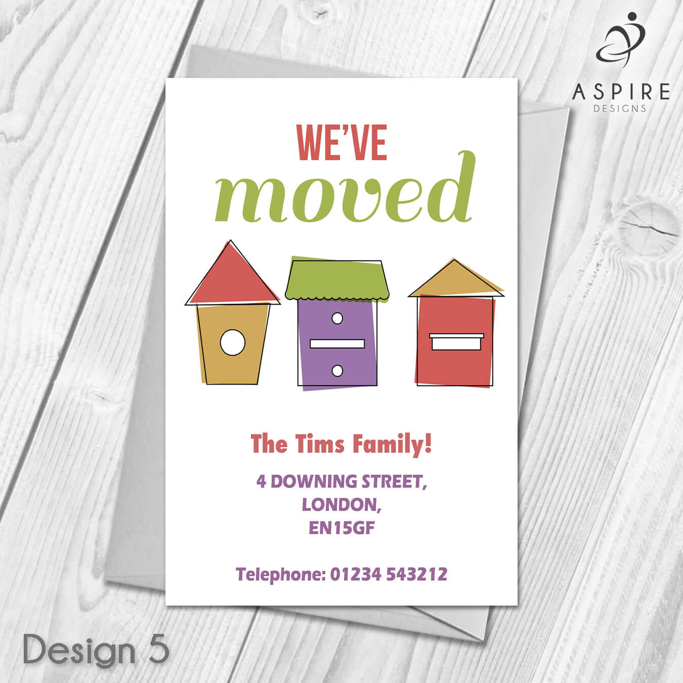 Personalised Home Sweet Home Change Of Address Cards Intended For Free Moving House Cards Templates