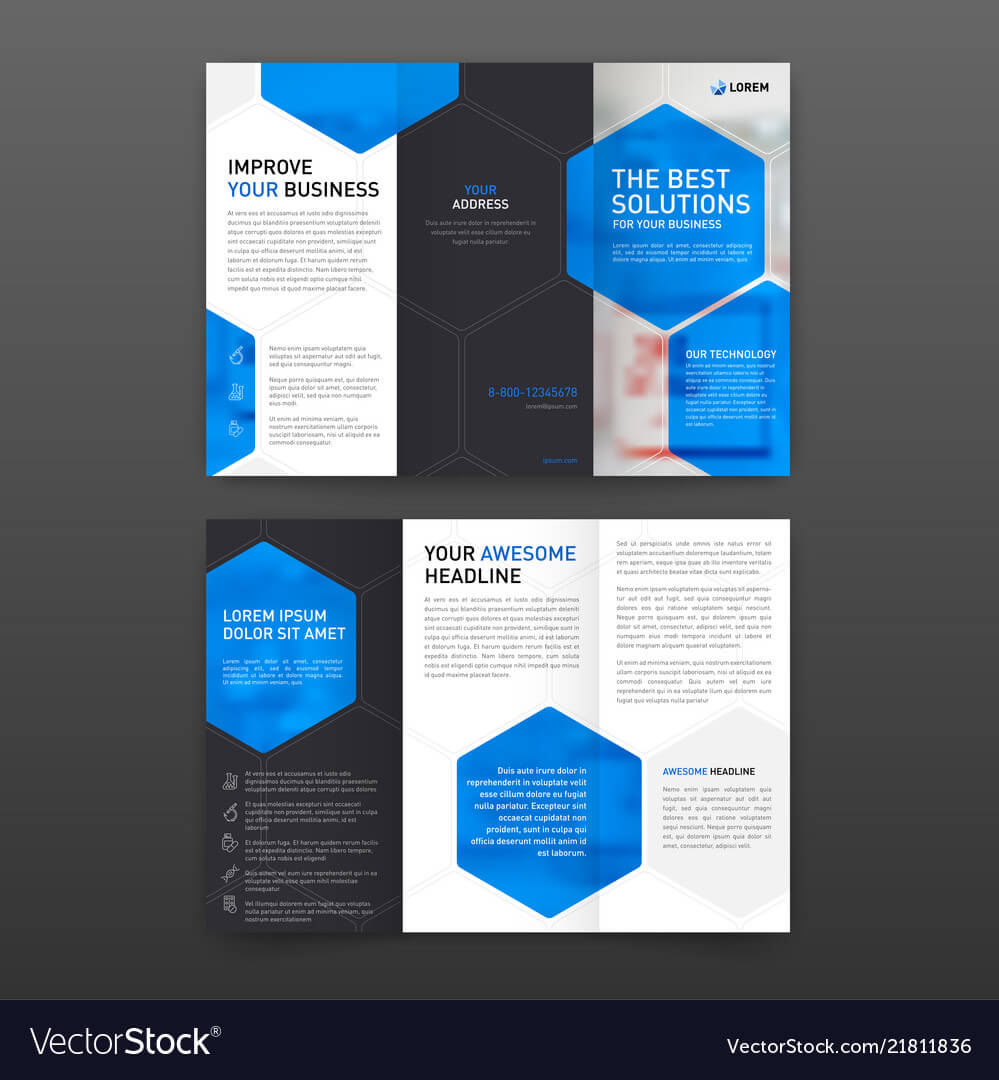 Pharmaceutical Brochure Tri Fold Template Layout With Regard To Pharmacy Brochure Template Free