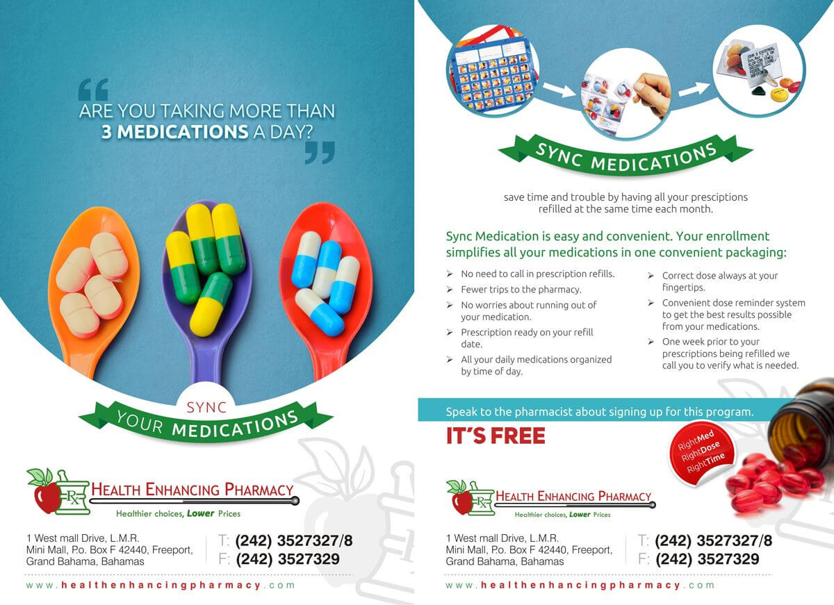 Pharmacy Brochure Design | Leaflet Design, Brochure Design Within Pharmacy Brochure Template Free