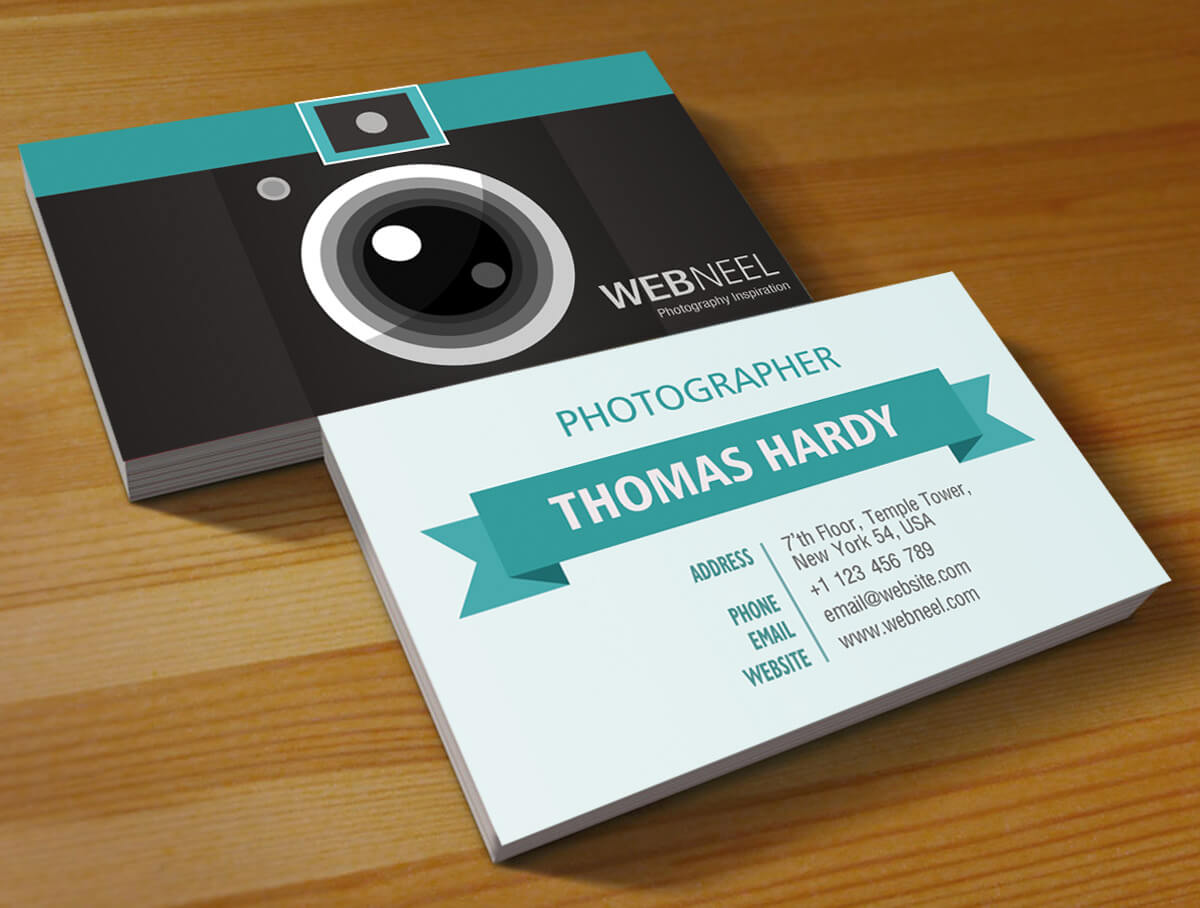 Photography Business Card Design Template 39 – Freedownload Inside Photography Business Card Template Photoshop