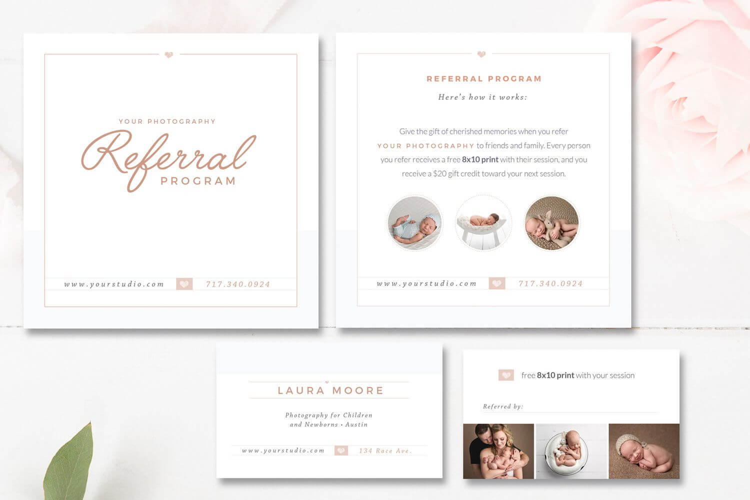 Photography Referral Card Templates, Referral Program In Photography Referral Card Templates