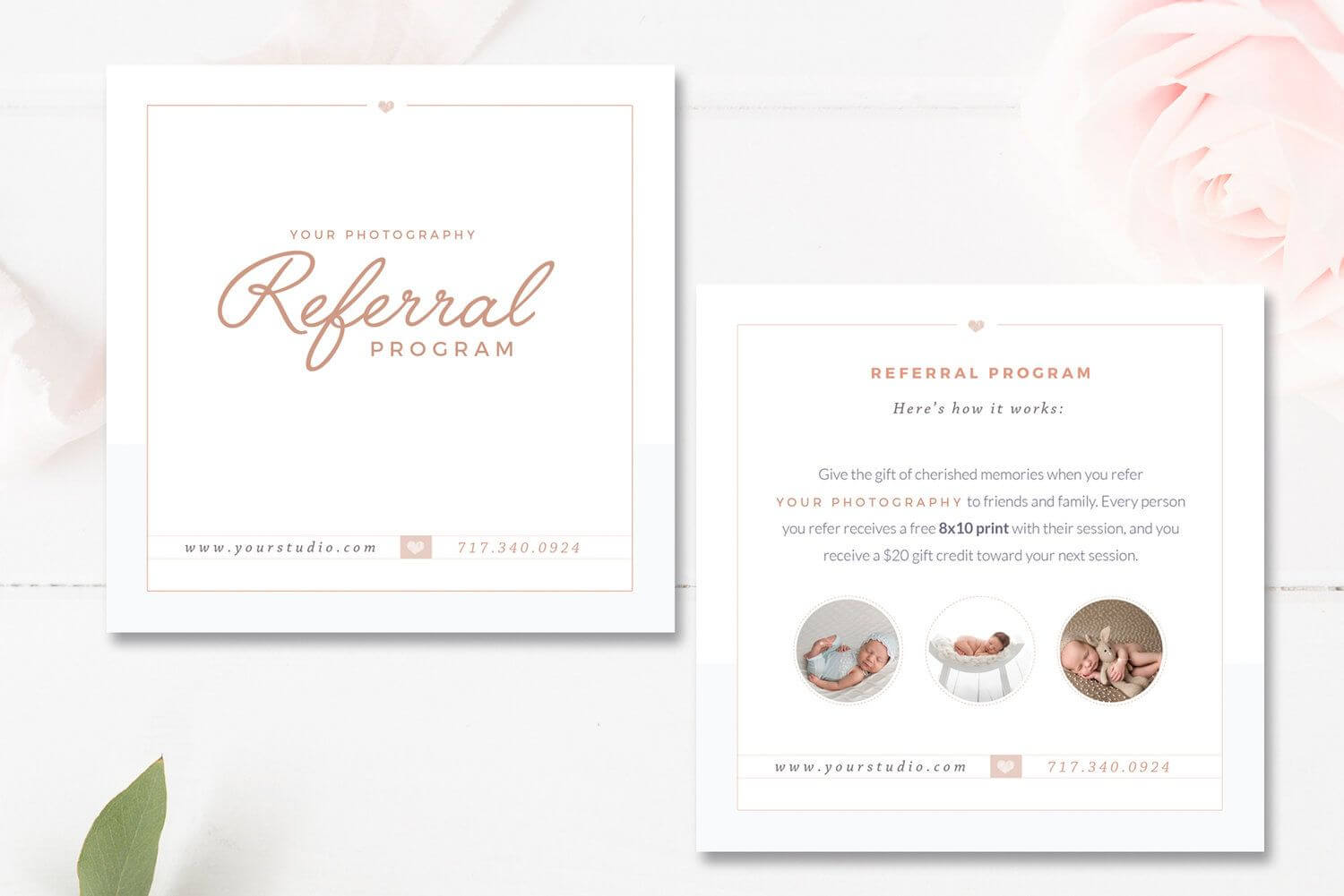 Photography Referral Card Templates, Referral Program Inside Photography Referral Card Templates