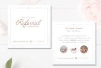 Photography Referral Card Templates, Referral Program regarding Referral Card Template Free