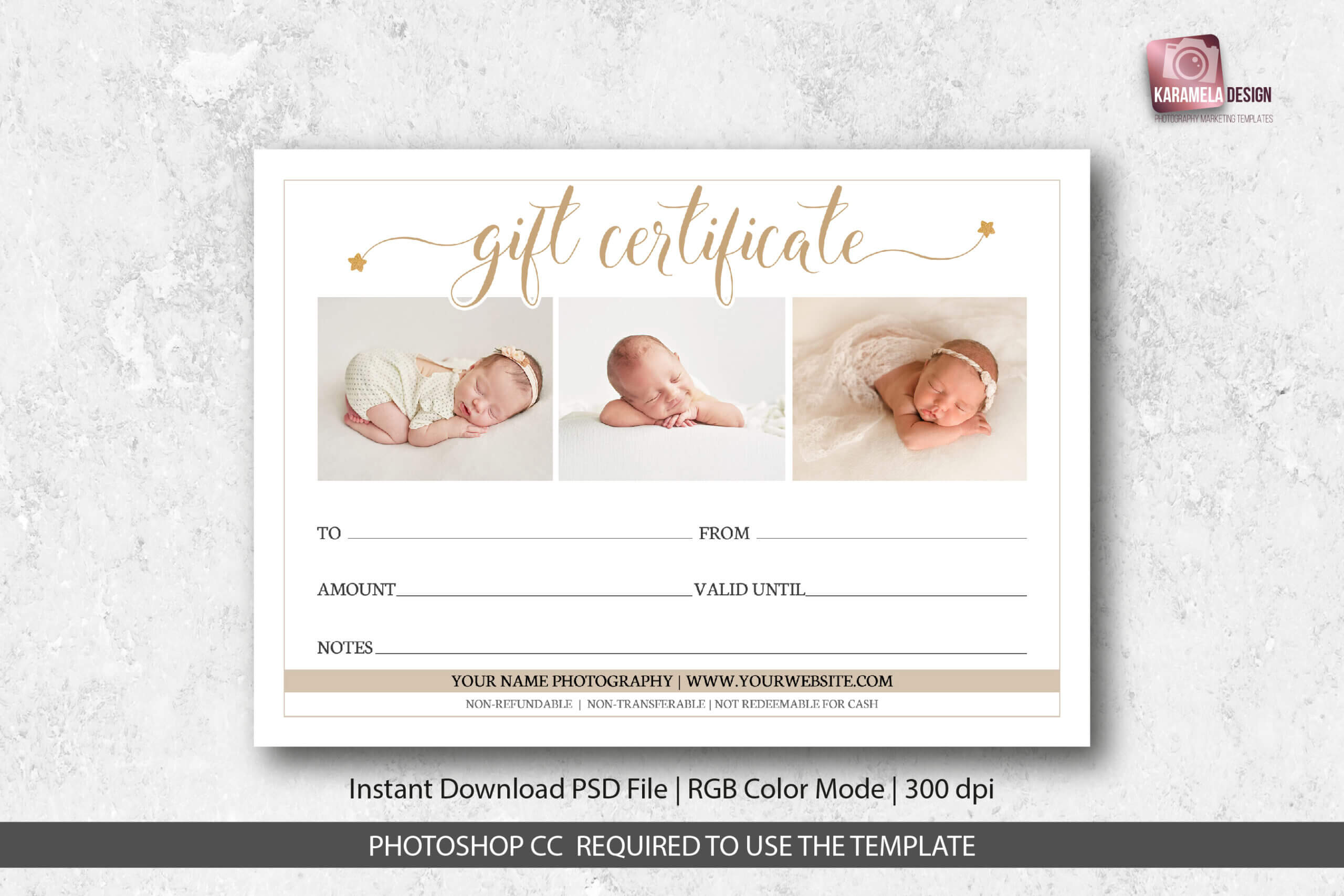 Photography Studio Gift Certificate Template Within Photoshoot Gift Certificate Template
