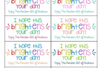 Pin On Card Template for Random Acts Of Kindness Cards Templates