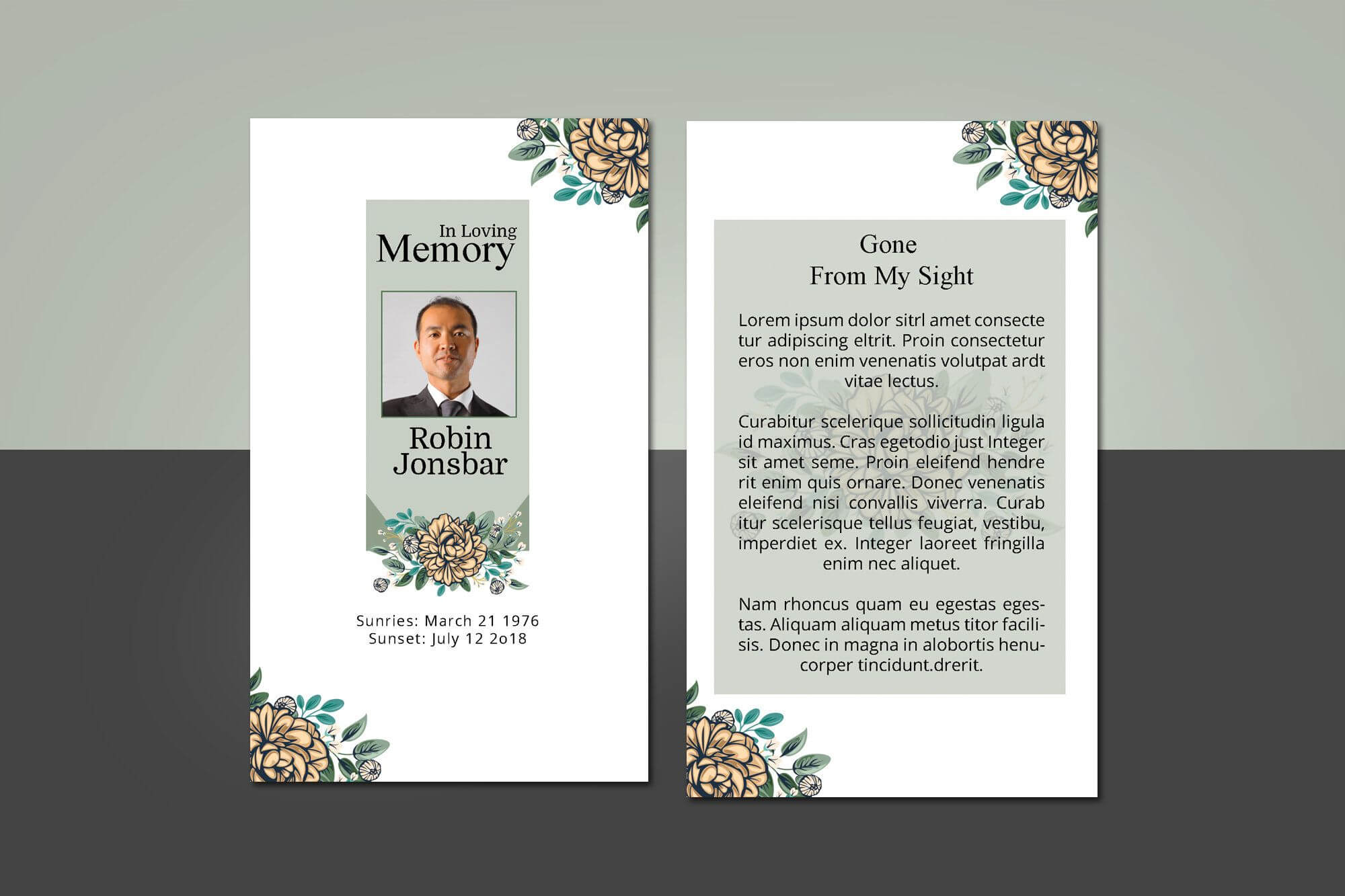 Pin On Funeral Program Template Regarding Prayer Card Template For Word