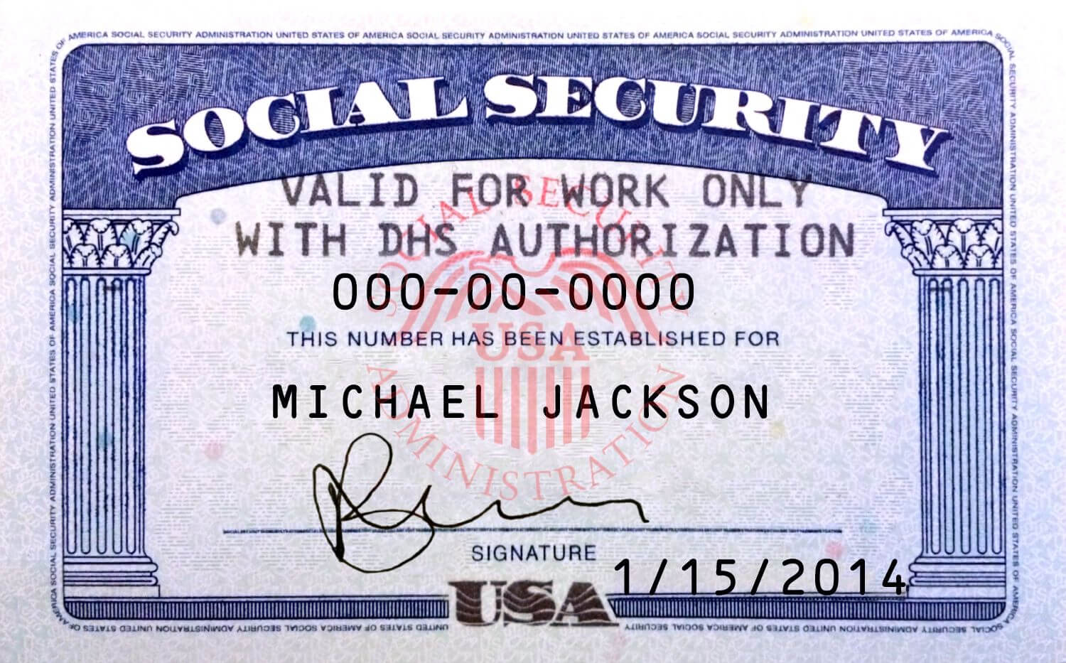Pin On Novelty Psd Usa Ssn Template Intended For Blank Social Security Card Template