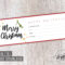 Pin On Printable Gift Certificates – Etsy Pertaining To Merry Christmas Gift Certificate Templates