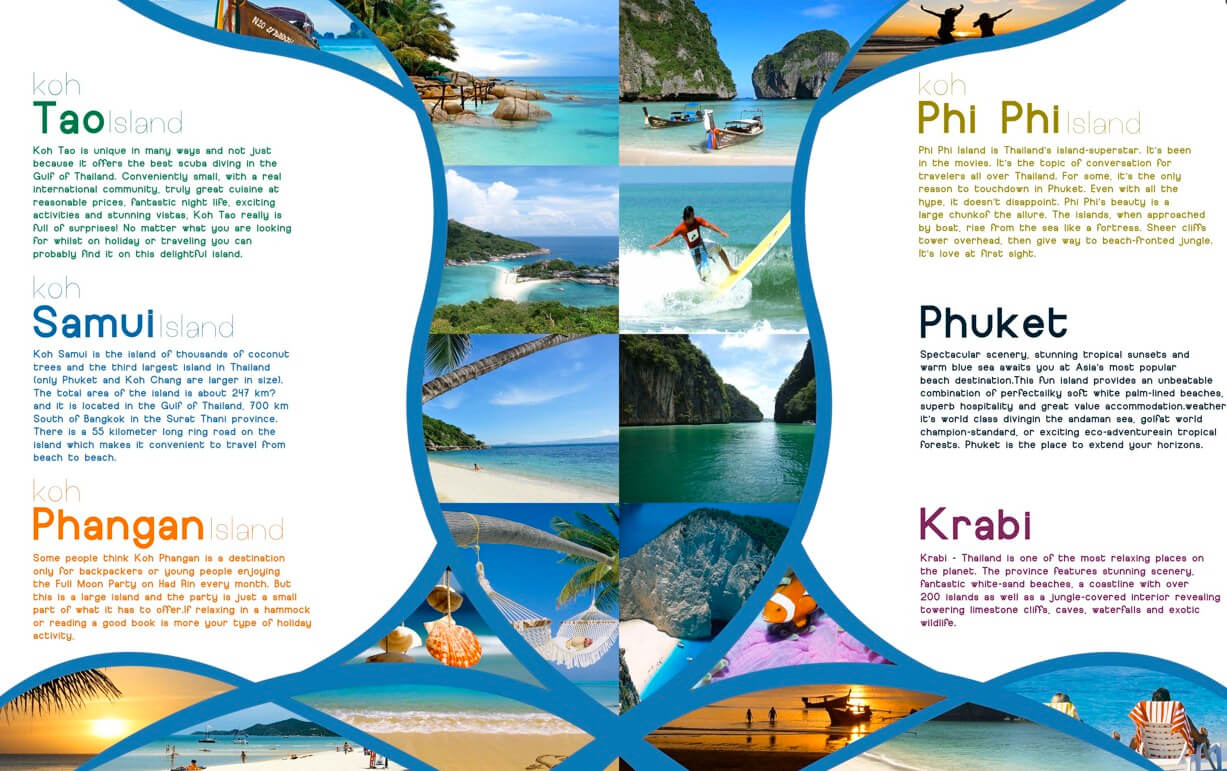 Pinfarideh On Brochure Design | Travel Brochure Design Intended For Island Brochure Template