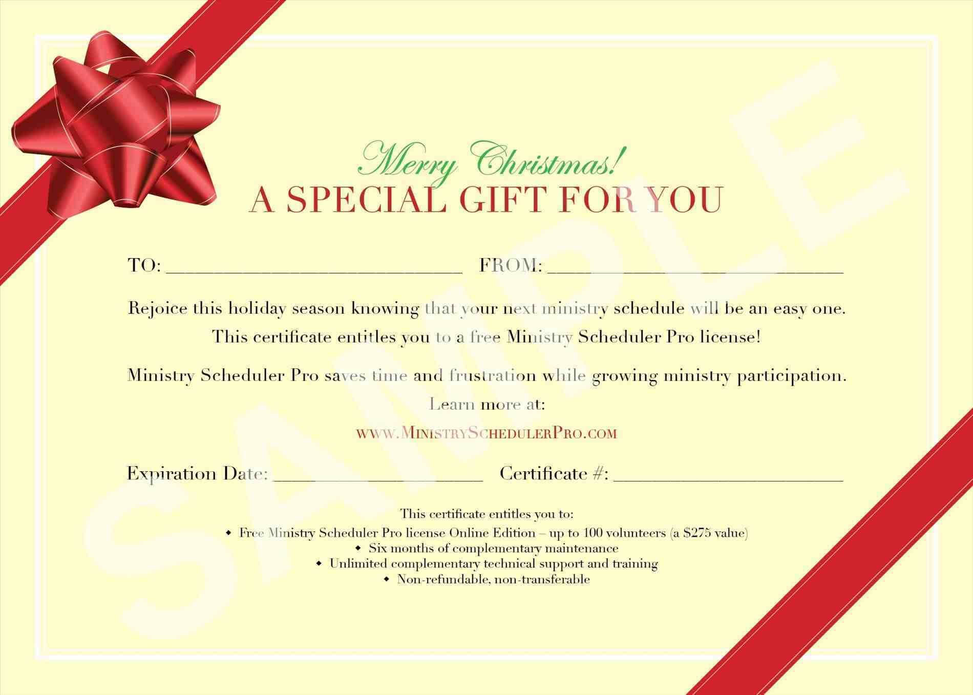 Pinjoanna Keysa On Free Tamplate | Gift Certificate Regarding Homemade Christmas Gift Certificates Templates