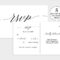 Pinjoanna Keysa On Free Tamplate | Wedding Reply Cards In Free Printable Wedding Rsvp Card Templates