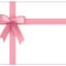 Pink Bow Ight Pink Gift Certificates Template Designs In Pink Gift Certificate Template