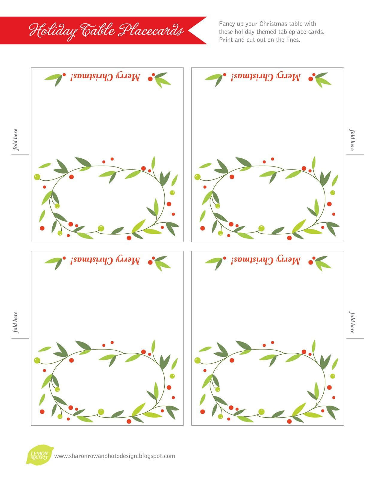 Pinkay Kostrencich On Event Ideas | Christmas Place In Table Name Cards Template Free