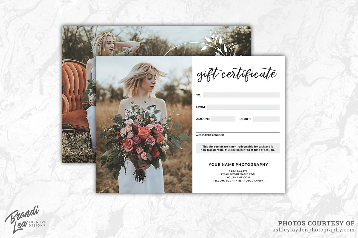 Pinnatalya Spiridonova On Photo: Branding | Gift Pertaining To Free Photography Gift Certificate Template