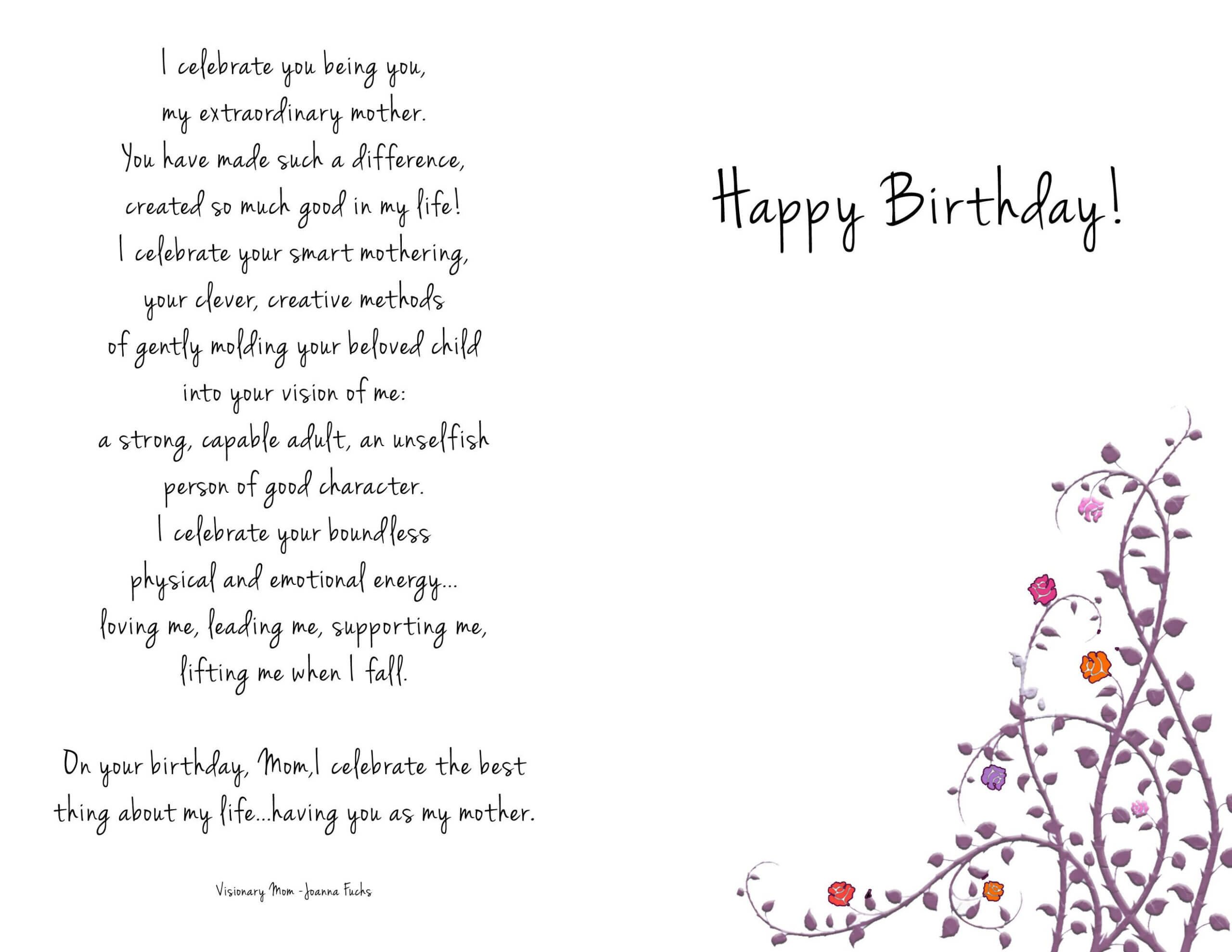 Pinromaine On Happy Birthday 80 Year | Birthday Cards With Mom Birthday Card Template
