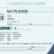 Pledge Card Template Word ] – Free Pledge Card Template In Pledge Card Template For Church