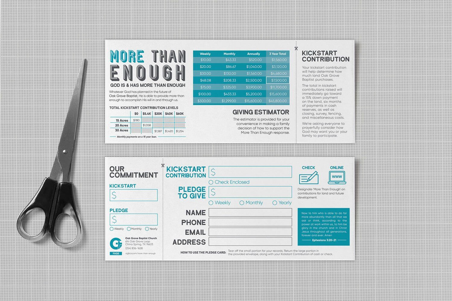 Pledge Cards & Commitment Cards | Church Campaign Design Within Pledge Card Template For Church