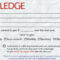 Pledge Cards For Churches | Pledge Card Templates | Card For Usmc Meal Card Template