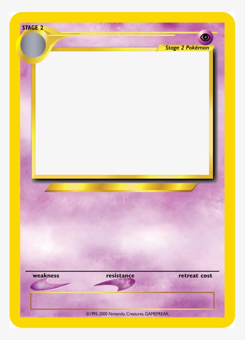 Pokemon Card Template Png – Blank Top Trumps Template Inside Top Trump Card Template