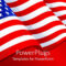 Powerpoint Template: American Flag Patriotic Background With Regarding American Flag Powerpoint Template