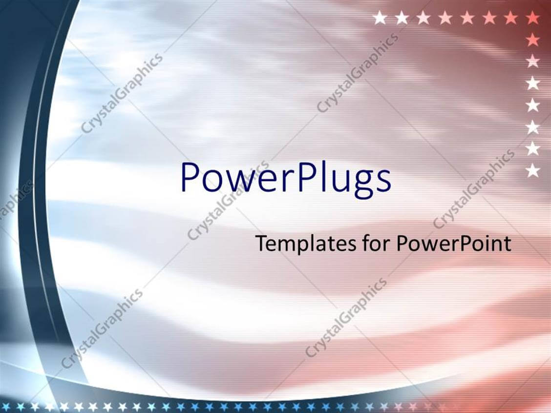 Powerpoint Template: American Flag Patriotic United States Pertaining To Patriotic Powerpoint Template