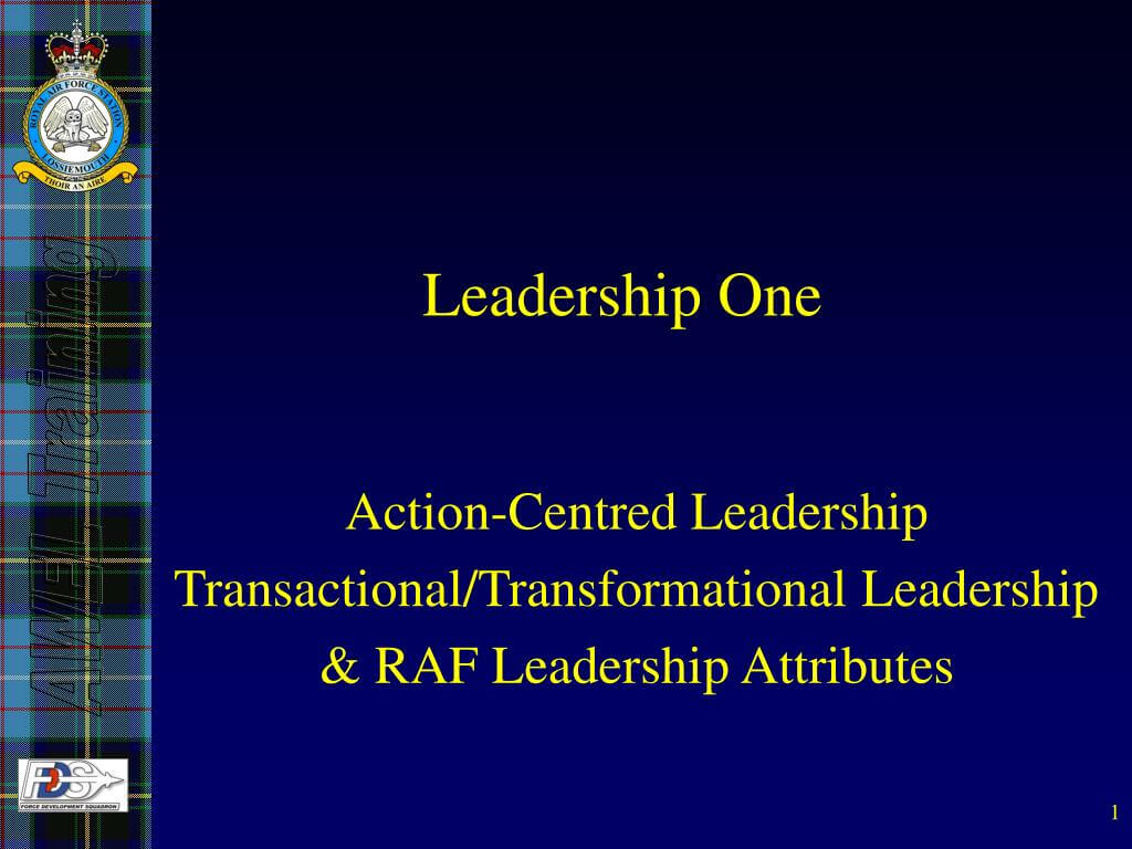 Ppt - Leadership One Powerpoint Presentation, Free Download Inside Raf Powerpoint Template