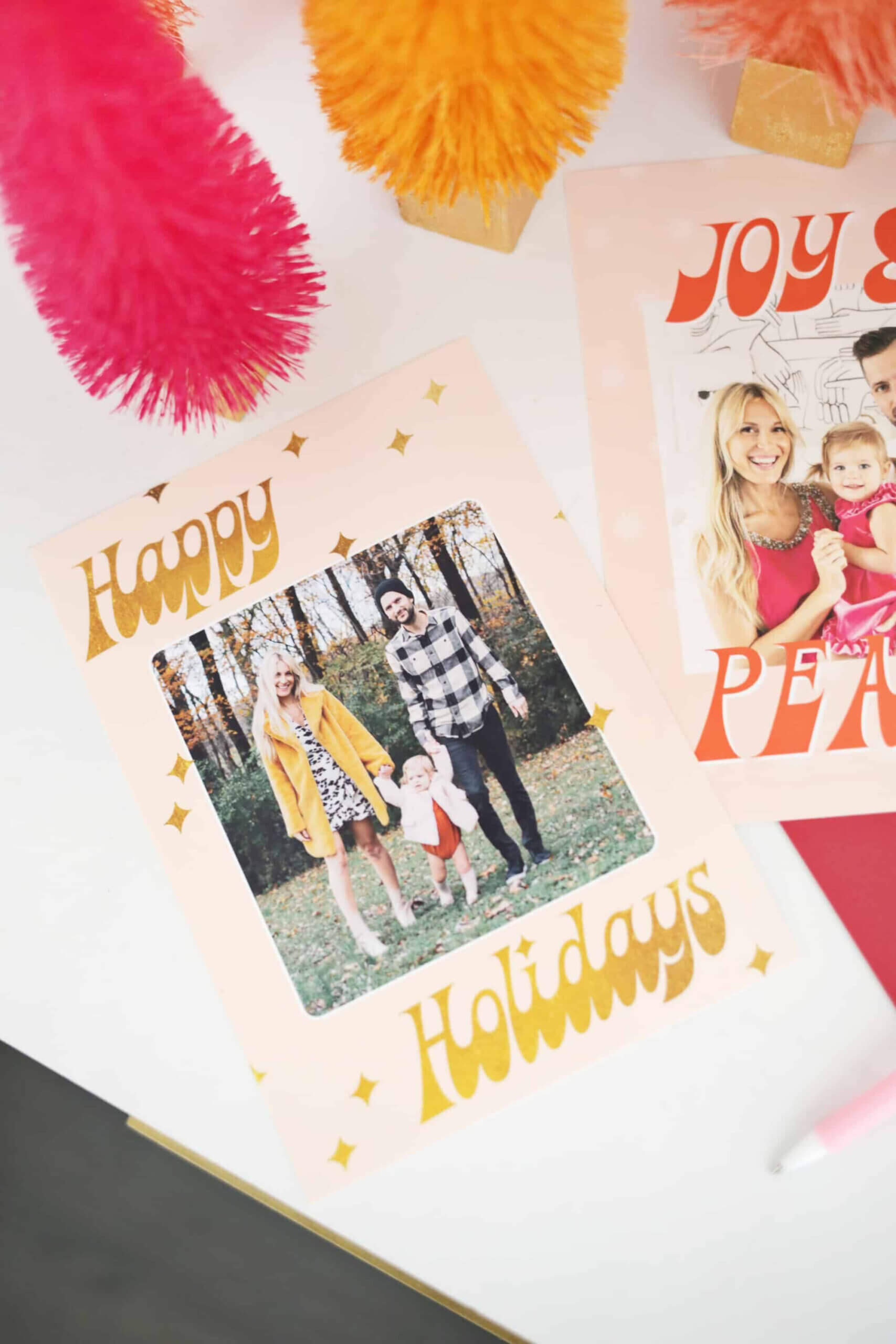 Print Your Own Holiday Cards (Free Template Included | Snail Within Print Your Own Christmas Cards Templates