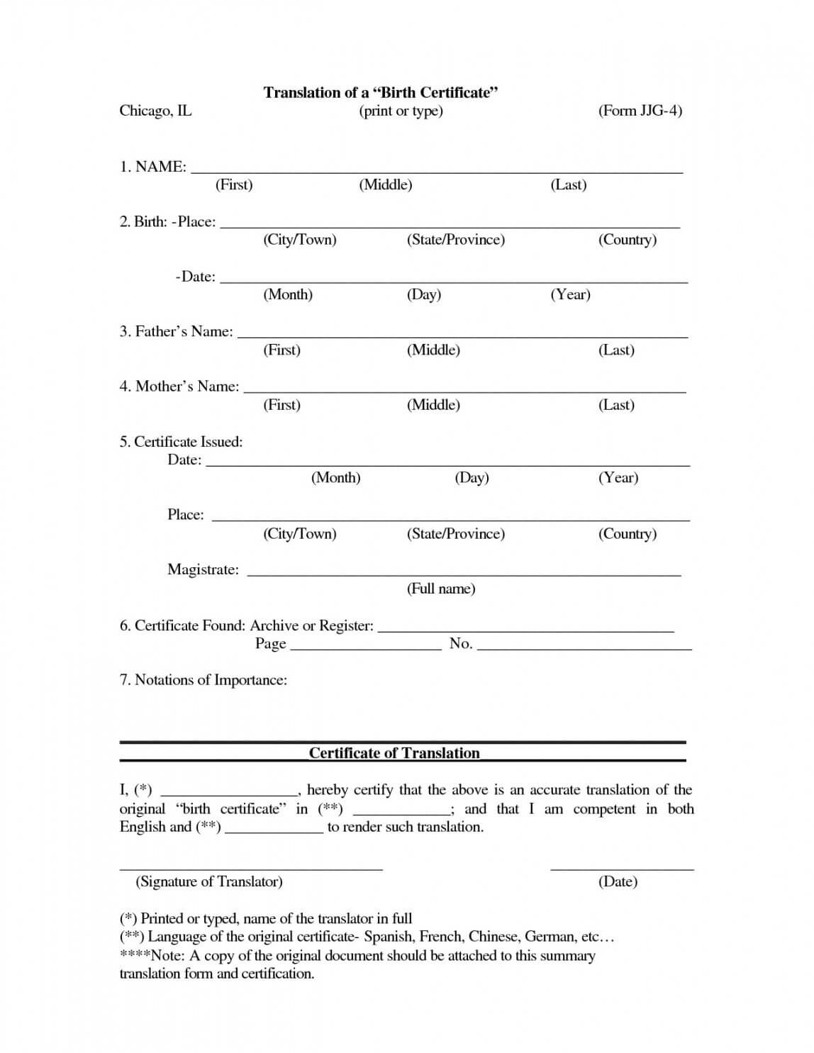 Printable 012 Template Ideas Translate Marriage Certificate Regarding Marriage Certificate Translation From Spanish To English Template