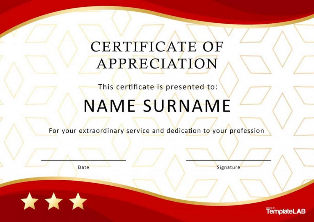 Printable 30 Free Certificate Of Appreciation Templates And Pertaining To Certificate Of Appreciation Template Doc