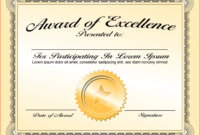 Printable Acknowledgement Certificate Templates inside Life Saving Award Certificate Template