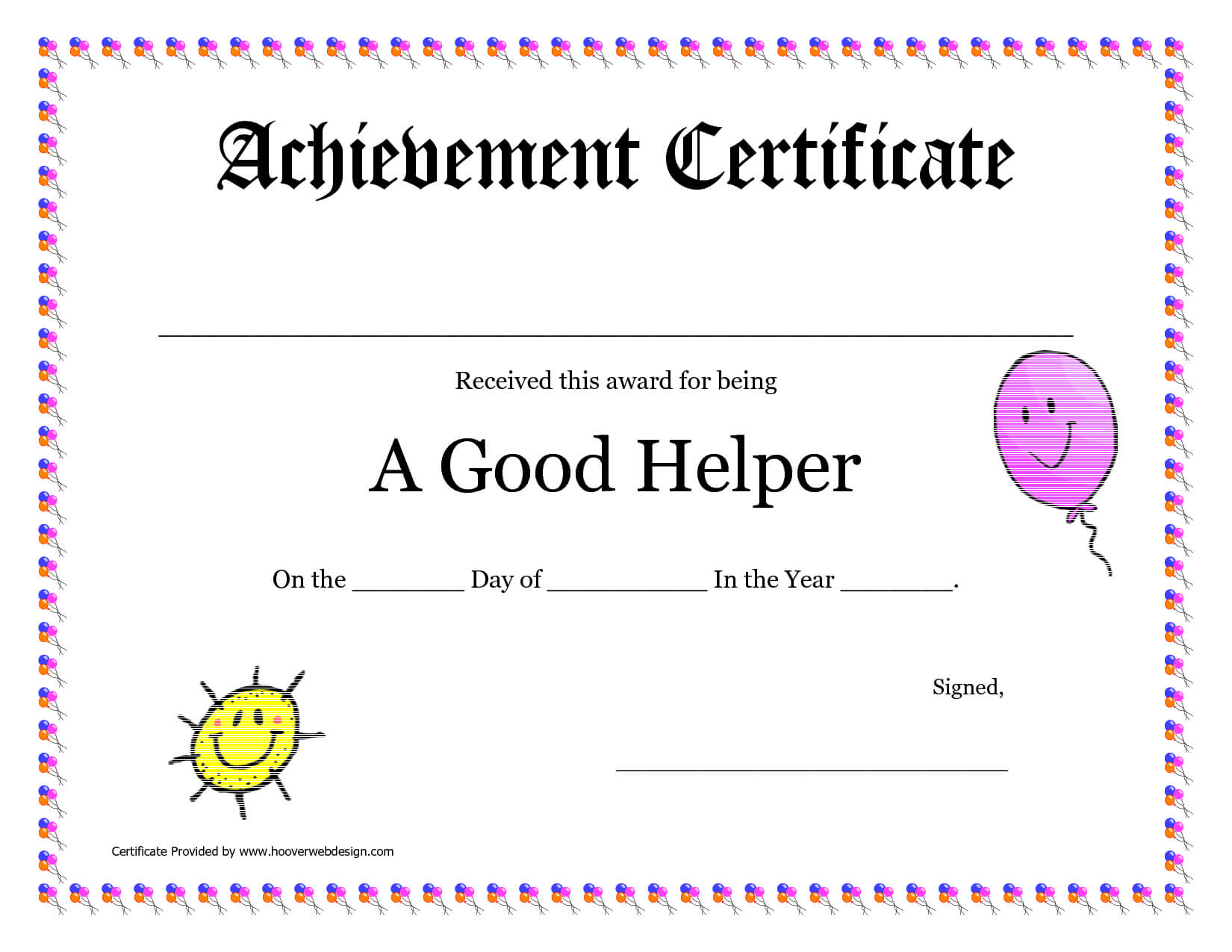 Printable Award Certificates For Teachers | Good Helper Intended For Student Of The Year Award Certificate Templates