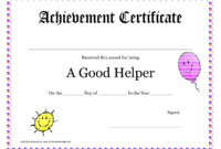Printable Award Certificates For Teachers | Good Helper with Teacher Of The Month Certificate Template