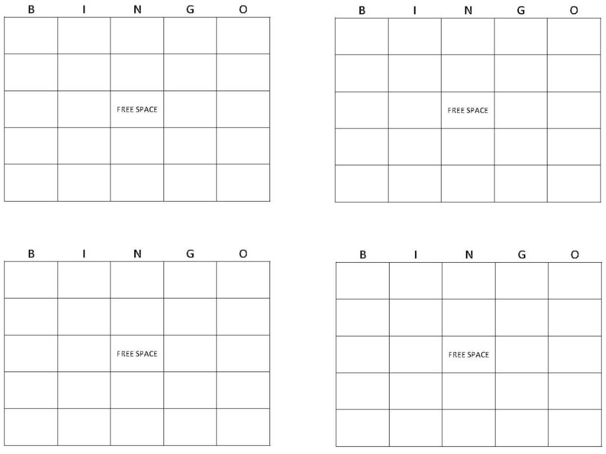 Printable Bingo Cards | Get Bingo Cards Here Regarding Blank Bingo Card Template Microsoft Word